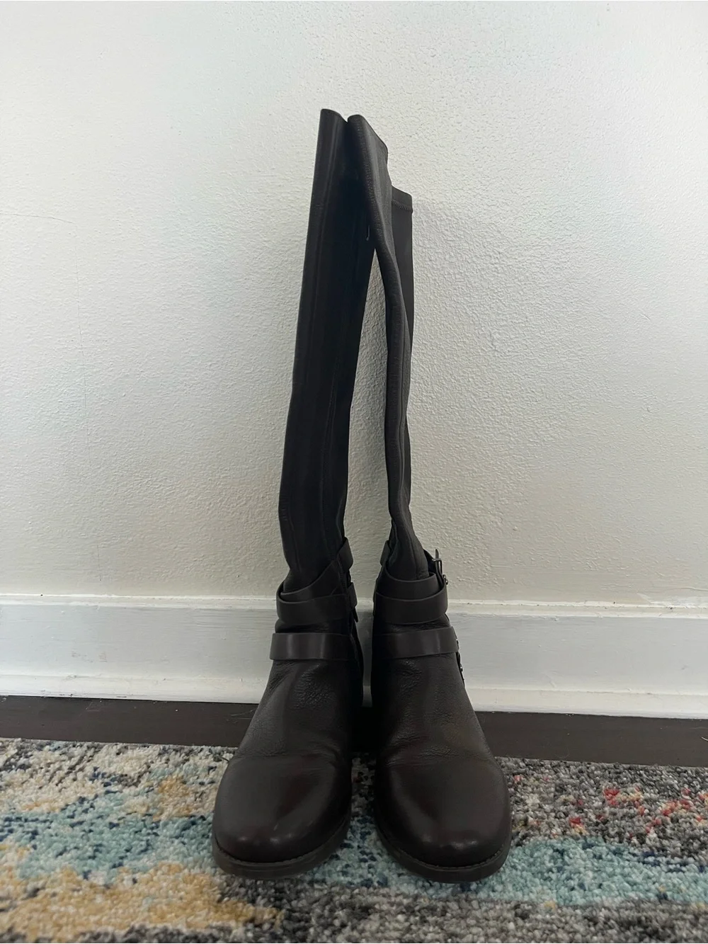 BCBGeneration Brown Harness Style Boots Size 8.5